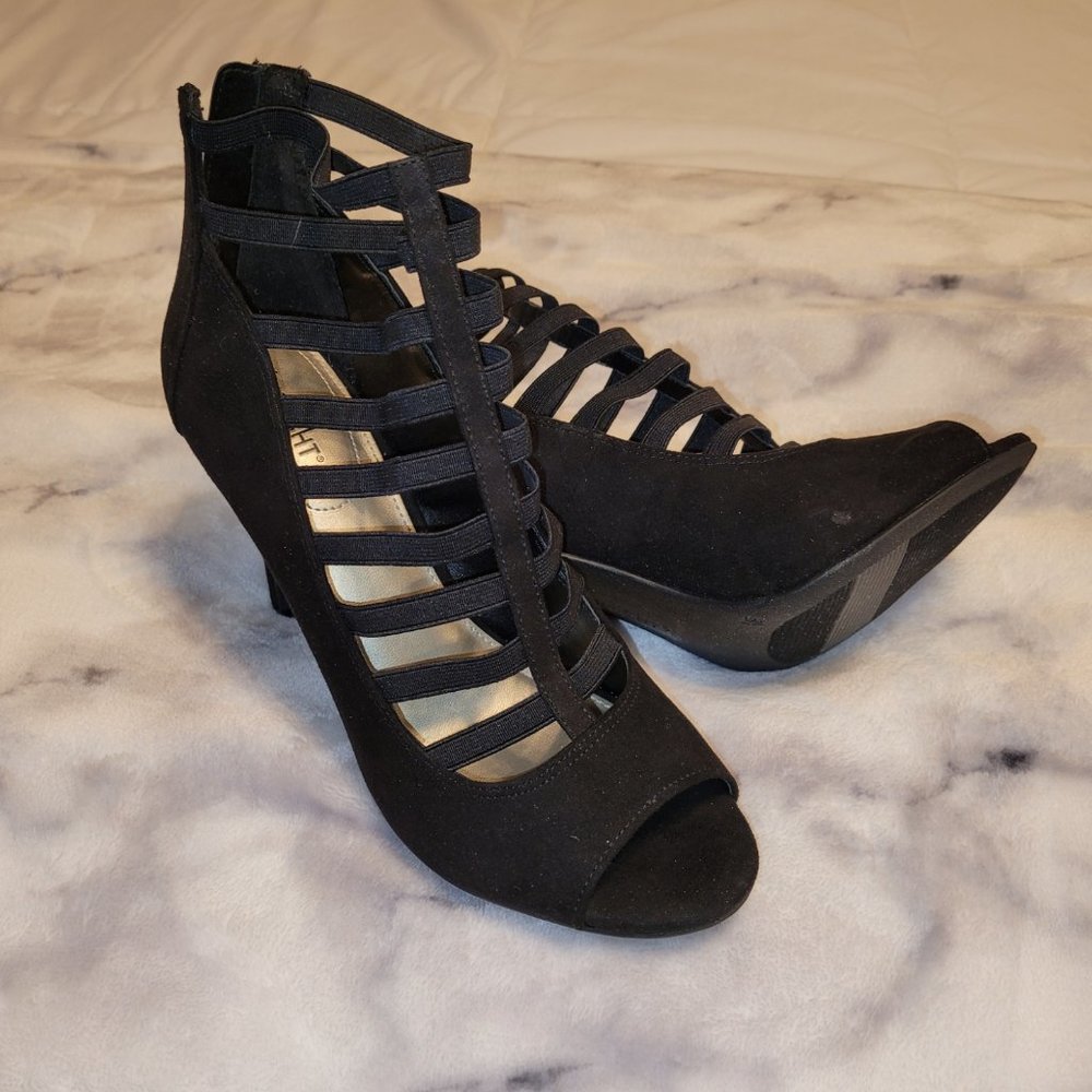 Limelight Madeira Black Heels, size 8.5m